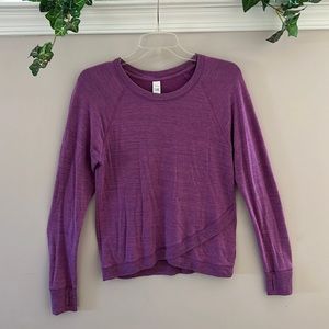 Athleta Girl size XL purple long sleeved tee